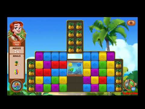 Lost Island Blast Adventure Level 722 NO BOOSTERS - A S GAMING