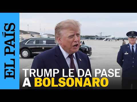 TRUMP avala la entrada de Flávio BOLSONARO a ESTADOS UNIDOS tras su salida de Brasil | EL PAÍS