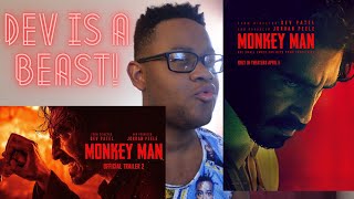 Monkey Man | Official Trailer 2 | REACTION!