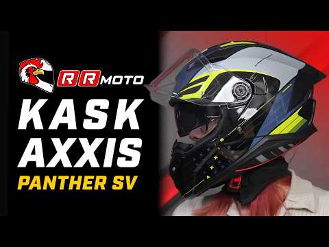 AXXIS PANTHER SV _ integralny kask ECE 22.06 | blenda, spoiler i Pinlock ready