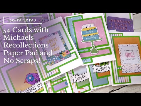 Cut it Up! | 54 Cards Michaels 6x6 Paper