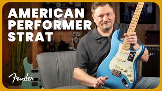 Video thumbnail for Crafted for Excellence: Fender American Performer Stratocaster In-Depth Look Demo & Review by Tarpley Music