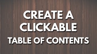 Create a Clickable Table of Contents in Microsoft Word