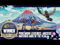 Golden Joystick Awards 2022 | Nintendo Game of the year - Pokemon Legends: Arceus