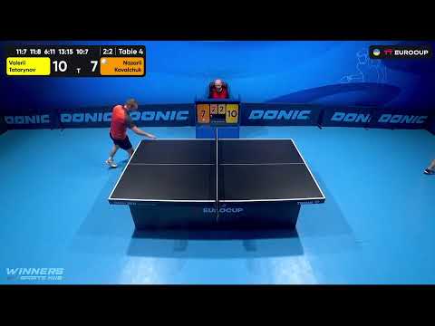 18:00 Valerii Tatarynov - Nazarii Kovalchuk 10.10.2023 TT Euro.Cup Ukraine Star. Table 4