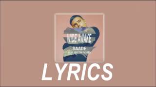Eric Saade- Wide Awake lyrics
