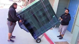Moving a Large Heavy Bookcase Upstairs | Rescue Moving Services