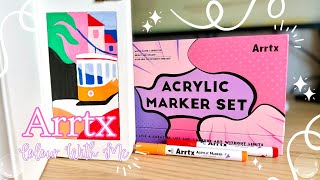 Best Acrylic Paint Markers? Arrtx Review & Creating An Art Piece | Must-Have for Artists!