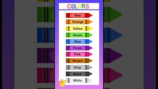 Colours name in english #staylittlechannel #learning #nurseryrhymes