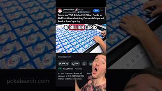 10 Billion Cards Printed Last Year.. #pokemon #pokemontcg #pokemoncards
