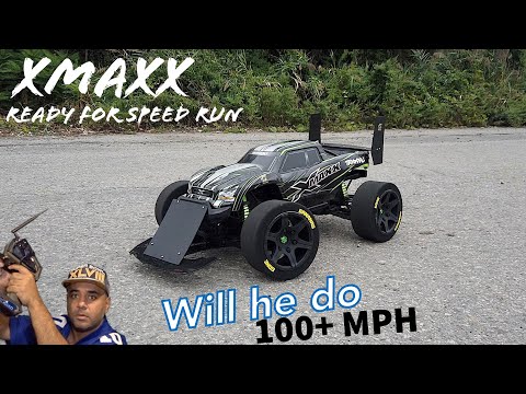 Traxxas XMAXX 8s Speed RUN ready test and tune  on Gone Banana RC Foam Tires
