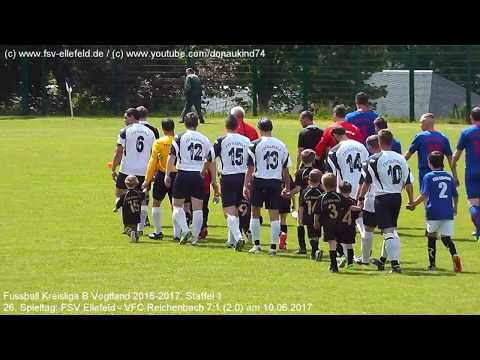 FSV Ellefeld - VFC Reichenbach 7:1 (2:0), Kreisliga B Vogtland 2016/2017  am 10.06.2017