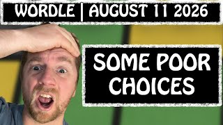 I may regret trying this | Wordle #1879 (August 11 2026)