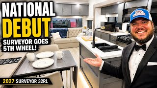 FIRST LOOK! Surveyor Just Built a FIFTH WHEEL! 🤯2027 Surveyor 32RL