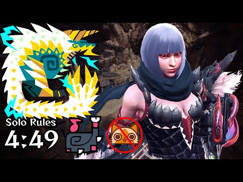 Zinogre Vs. Hunting Horn - Monster Hunter World: Iceborne - ジンオウガ 狩猟笛 ソロ【MHWI】