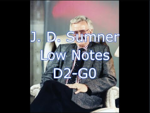 J. D. Sumner Low Notes (D2-G0)