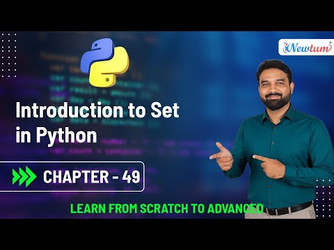 Introduction To Set In Python Python Set Tutorial For Beginners Chapter 49