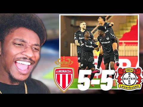 BEST GAME IN EUROPE?! | Monaco 5-5 Bayer Leverkusen Reaction!