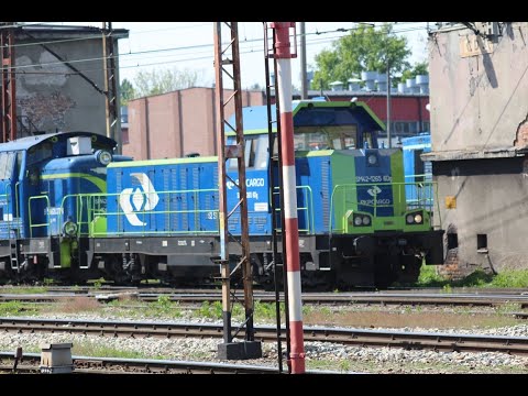 Manewry SM42-1265 na bocznicy stacji Czechowice Dziedzice