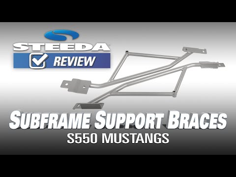 S550 Mustang Rear IRS Subframe Support Braces  555-5754