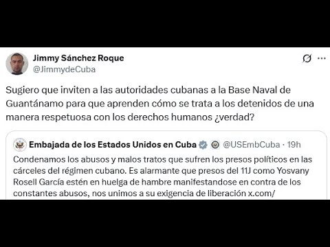 Presos en Cuba y lecciones desde la cárcel yanki de Guantánamo