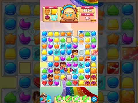 Level 504 Cookie Jam Rainbow Run