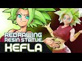 Redrawing A KEFLA RESIN STATUE From Dragon Ball Super Witchking00 Panda Studio