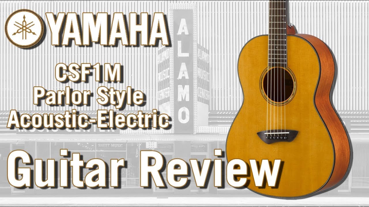 New For 2018 Yamaha CSF1M Acoustic Electric Guitar Review