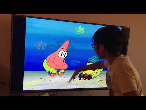 Beating up Patrick!!