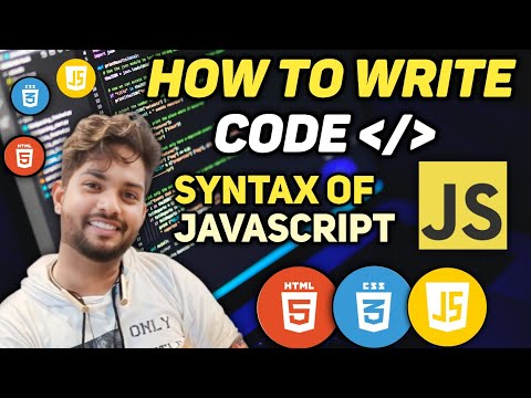 4 How Write Code In Javascript Javascript Syntax Javascript Full Course In Hindi Codedynamo2456