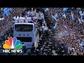 Argentina World Cup Champions Welcomed With Massive Street Celebrations