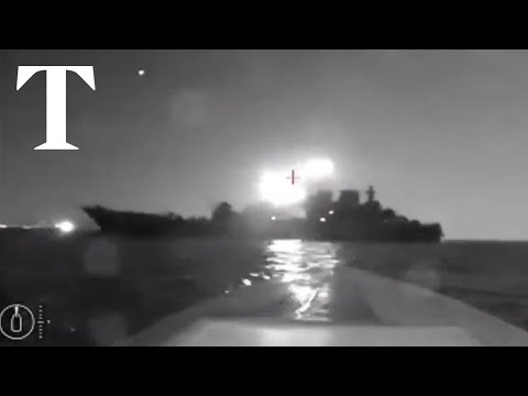 Russian ship hit in Novorossiysk