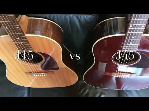 Gibson J15 vs Gibson J45