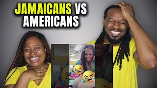🇯🇲 vs 🇺🇸 Jamaicans vs Americans (American Couple Reaction)