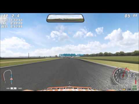 AMG Mercedes CLK - Toca DTM Race Driver 3 - Symmons Plains - Collision Off - PC Gaming