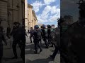 Pro-Palestinian protester aggressively tackled by Paris police