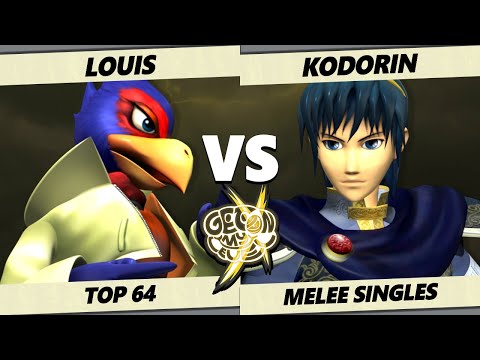 GOML X - Louis (Falco) Vs. KoDoRiN (Marth) Smash Melee - SSBM