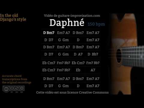 Daphné (150 bpm) - Gypsy jazz Backing track / Jazz manouche