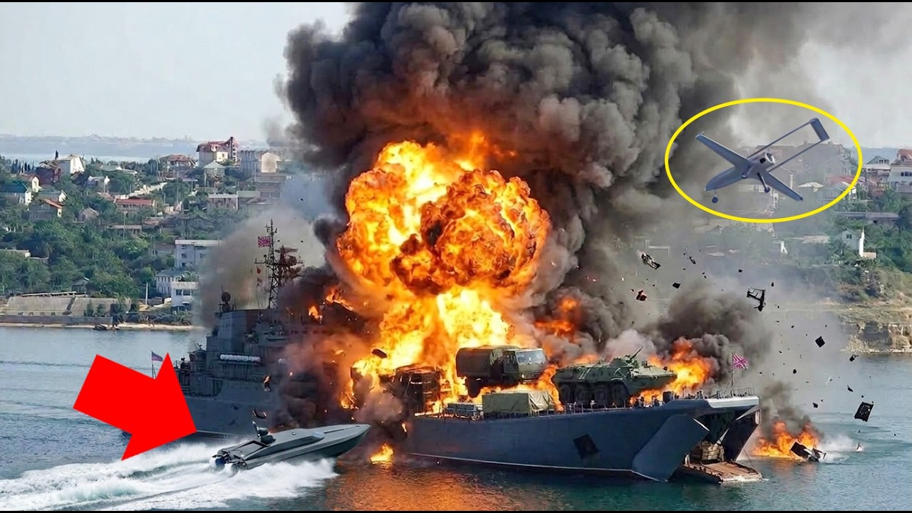 Ukraine Waited for Russian Landing Ships to Deliver Weapons to Crimea — Then Blew Them Up!