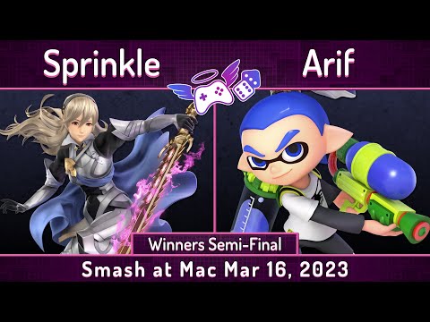 S@M Mar 16 2023 | Sprinkle (Corrin) vs Arif (Inkling) | Winners Semis | SSBU Ultimate Tournament