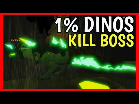 Kill BOSS DINO in ANIMAL SIMULATOR [ 1% Dino Skins ] Roblox