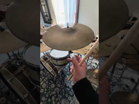 Vintage A. Zildjian 60s Stamp 18" Medium Thin Crash Cymbal - 1960s - Traditional image 8