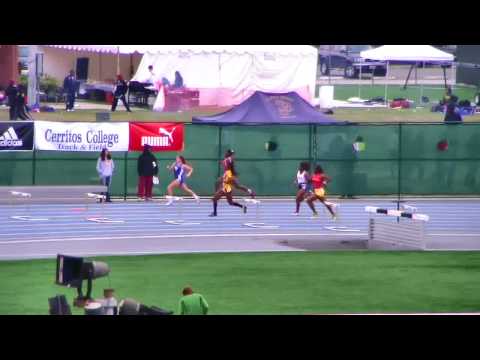 Cousar Davis Weaver Robertson 300m hurdles California Relays March 21, 2009