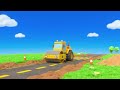 Building The Roads With The Roller Truck Nursery Rhymes Kids Songs