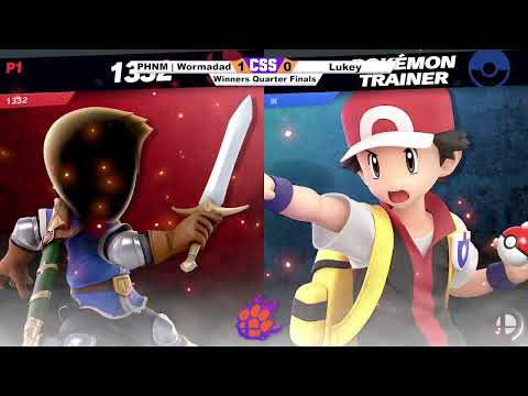 Clemson Smash Series 32 - WQ - PHNM | Wormadad (Mii Swordfighter) vs. lukey (Pokemon Trainer) - SSBU