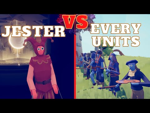 🏹JESTER vs EVERY UNITS🗡😀😀- Totally Accurate Battle Simulator