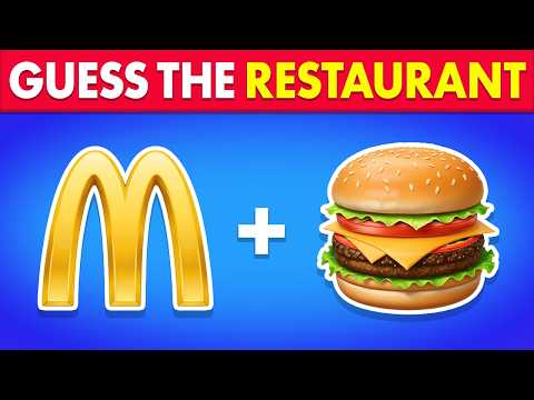 Guess the Fast Food Restaurant by Emoji? 🍔🍟 Quiz Blitz