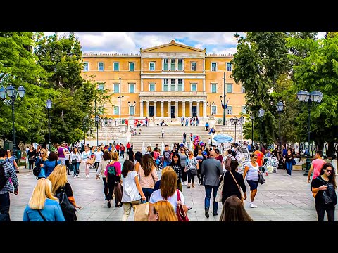 Athens - Vibrant Syntagma Square Walk
