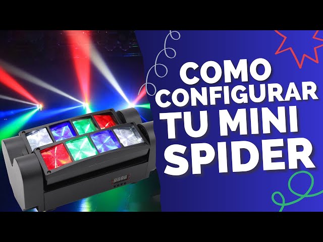 Vídeo relacionado con Betopper Cabeza Móvil LED DJ, Foco de Iluminación RGBW 8x3W