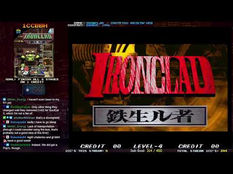 1CCBBH - 345. Ironclad / Chotetsu Brikin'ger (1 Credit Clear)